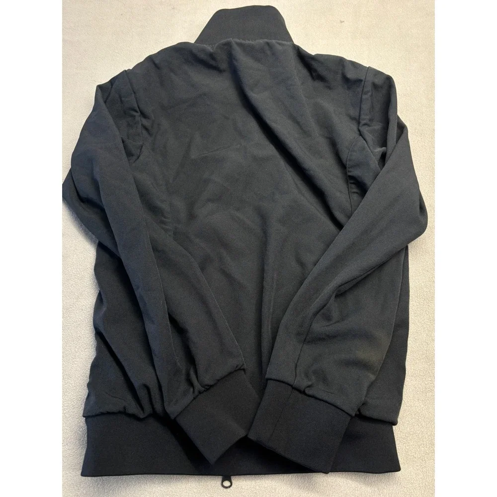 Adidas Spezial Track Jacket Black Full Zip Mock Neck Mens Small S S96323